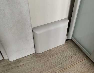 Плинтус МДФ Лука Пл 100-1МДФ.2700.Point line 24062 Айс грей