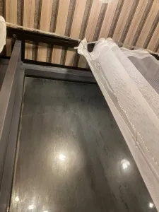 Карниз Шина черный комплект 2-х ряд ПВХ Волшебная палочка 2,0м