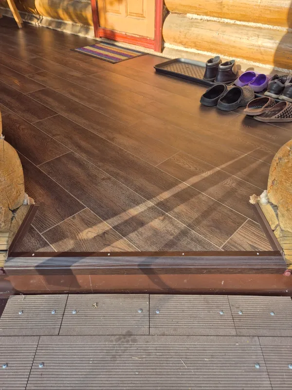 Порог угловой ПУ 02.900.061 Дуб мокко