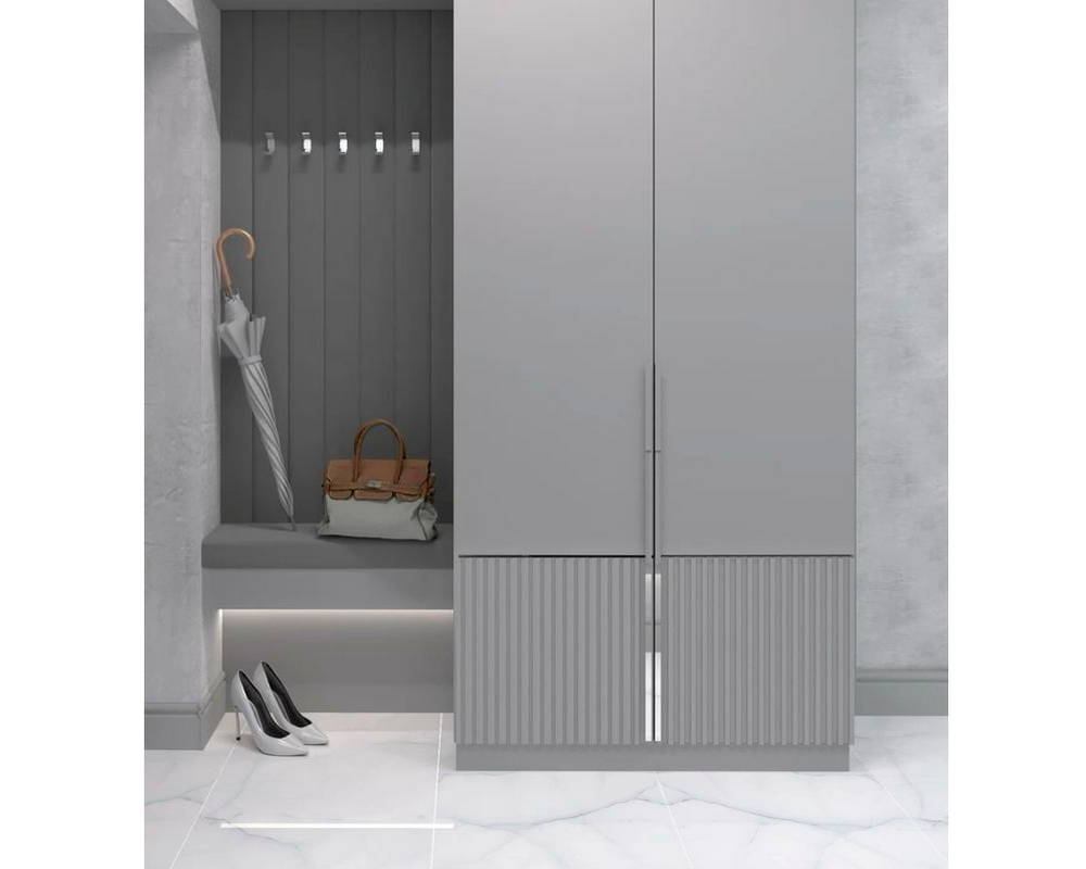 Плинтус из полистирола высокой плотности NMC Wallstyl FL1 Белый