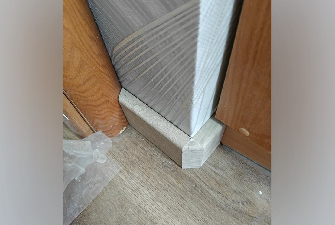 Плинтус ПВХ Рико Концепт 80мм 2,2м. 80106