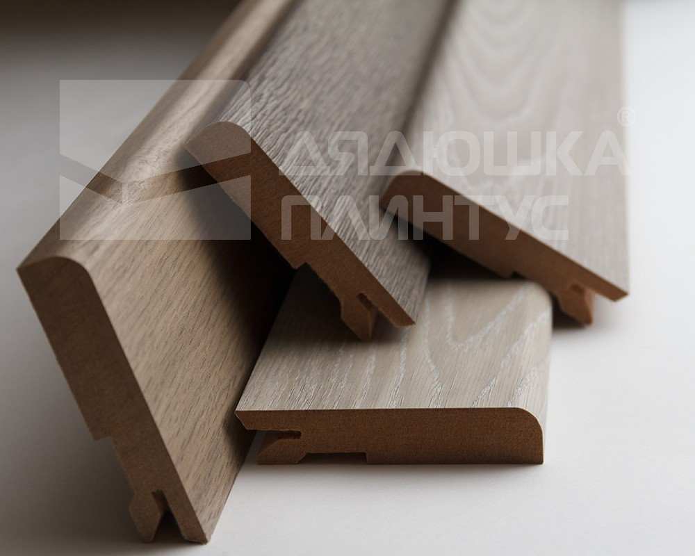 Плинтус МДФ Лука Пл 80МДФ.2700.Point line 24010 Дуб дакота темный