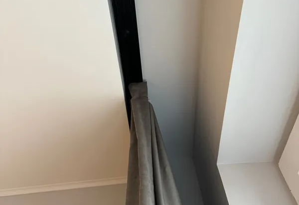 Карниз Шина черный комплект 2-х ряд ПВХ Волшебная палочка 3,0м