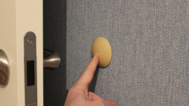 Демпфер настенный ПВХ ГРЕЙС d60 Белый