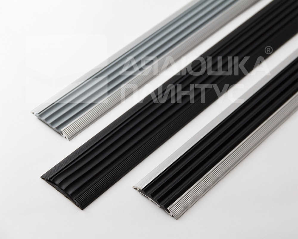 Порог одноуровневый ПС 08-1.1800.01лч Серебро