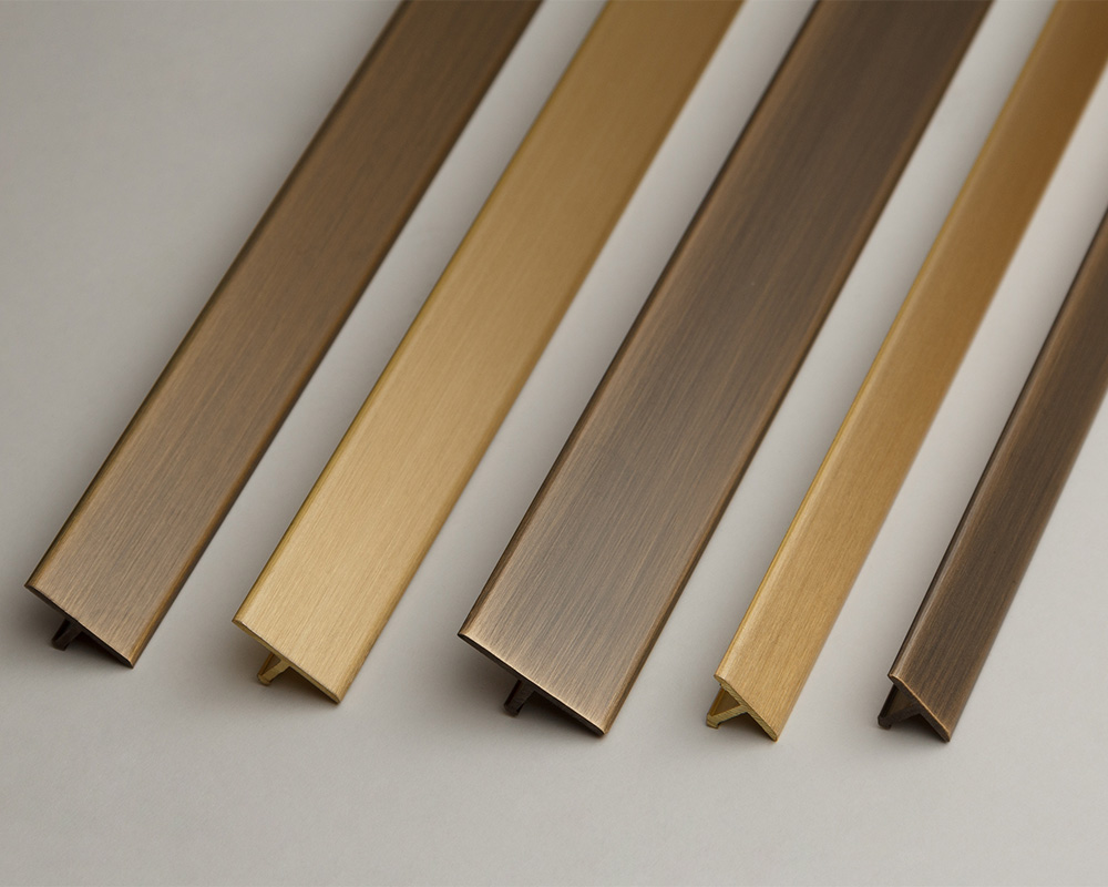 Профиль Т-образный латунь брашированная 14мм 2,7м MSPCROV 149