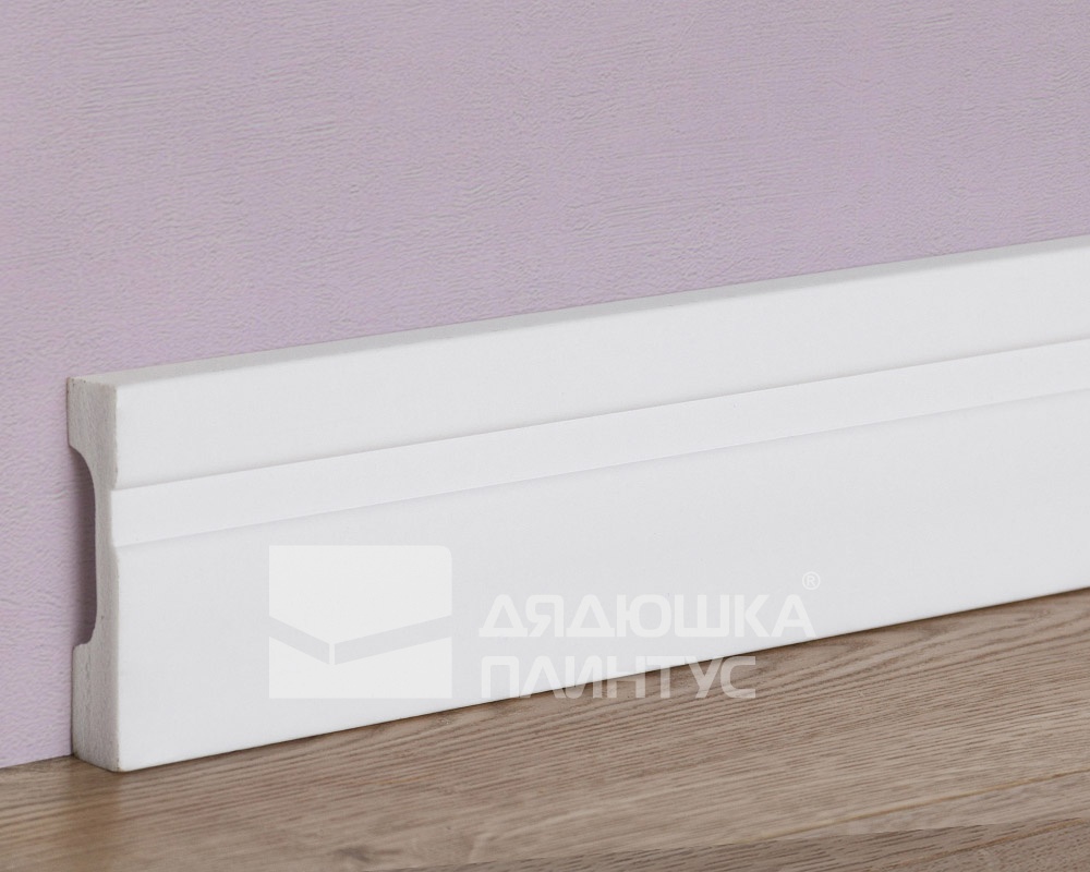 Плинтус из полистирола высокой плотности NMC Wallstyl FD7 Белый