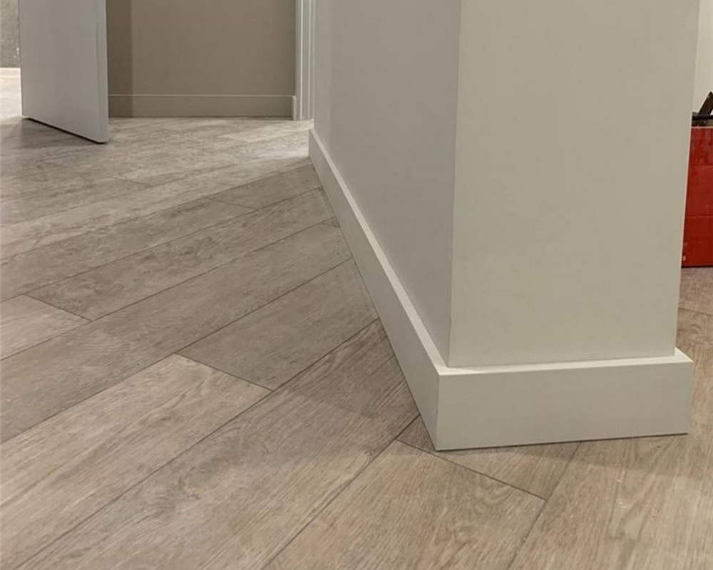 Плинтус напольный Salag Alpha 100 Белый 2,4м