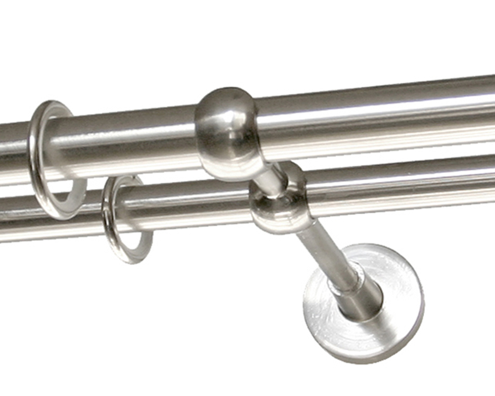 Карниз двухрядный кованый УЮТ d25мм 2,8м Сталь