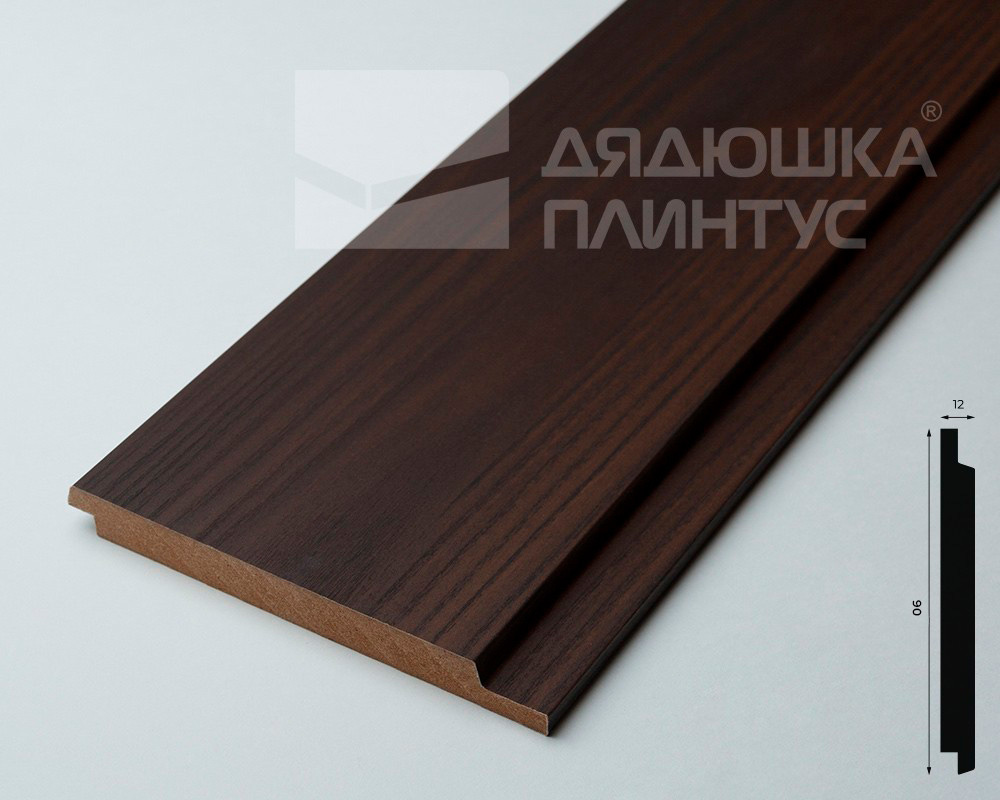 Панель МДФ ACUPAN 61.08.90503.94 плоская 12х90х2760 мм Эльм коричневый