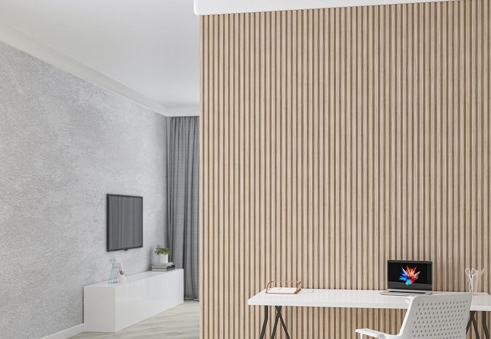 Панель вспененный полистирол ГРЕЙС 3D RAIL 120*2700 мм.  Ольха