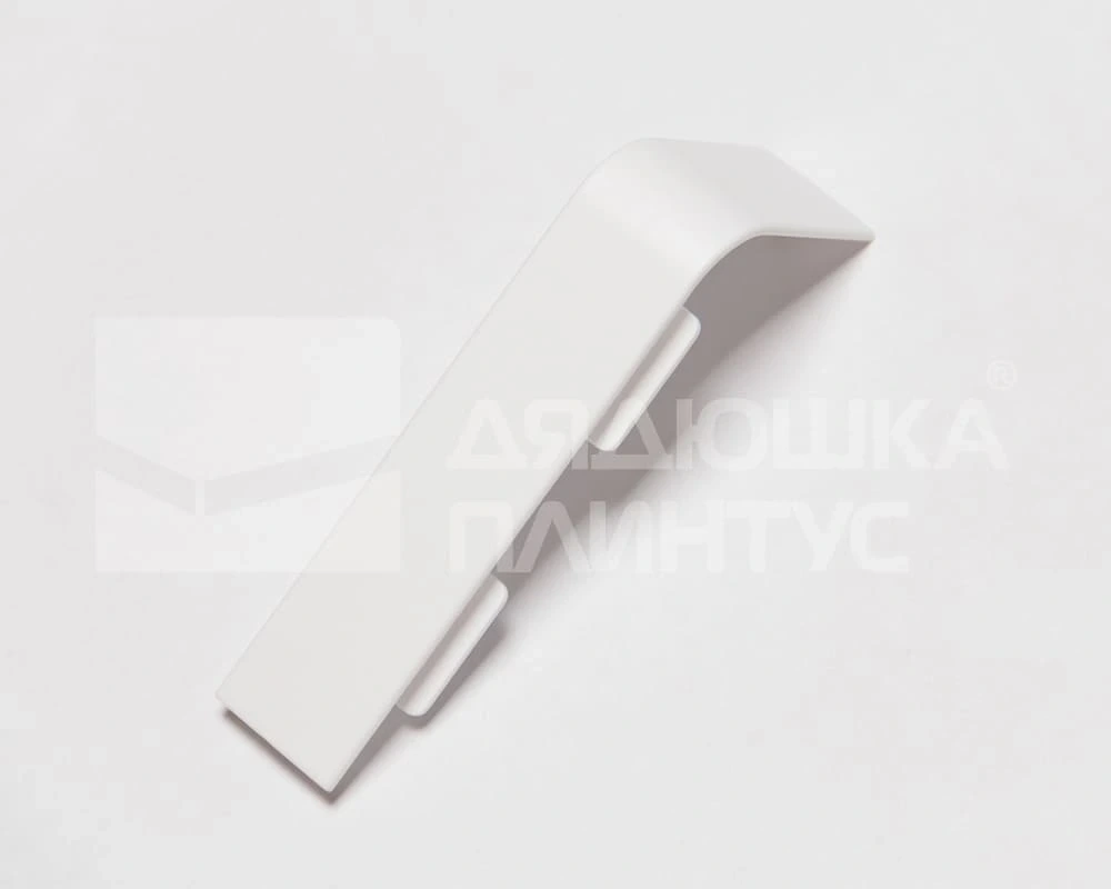 Соединитель для плинтуса ПВХ Аква37 37мм Белый