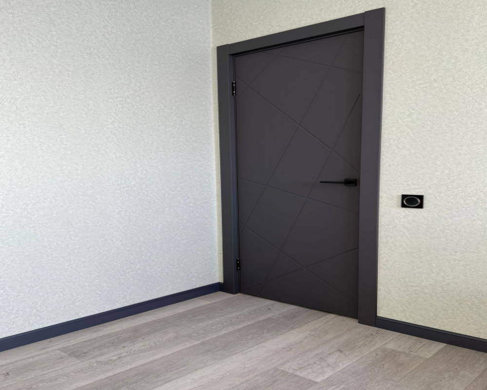 Плинтус напольный Salag Alpha 60*15*2400 мм Чёрный