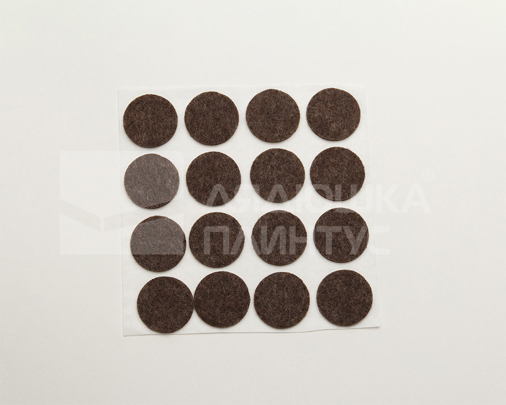 Протекторы фетровые ГРЕЙС 22мм Коричневый