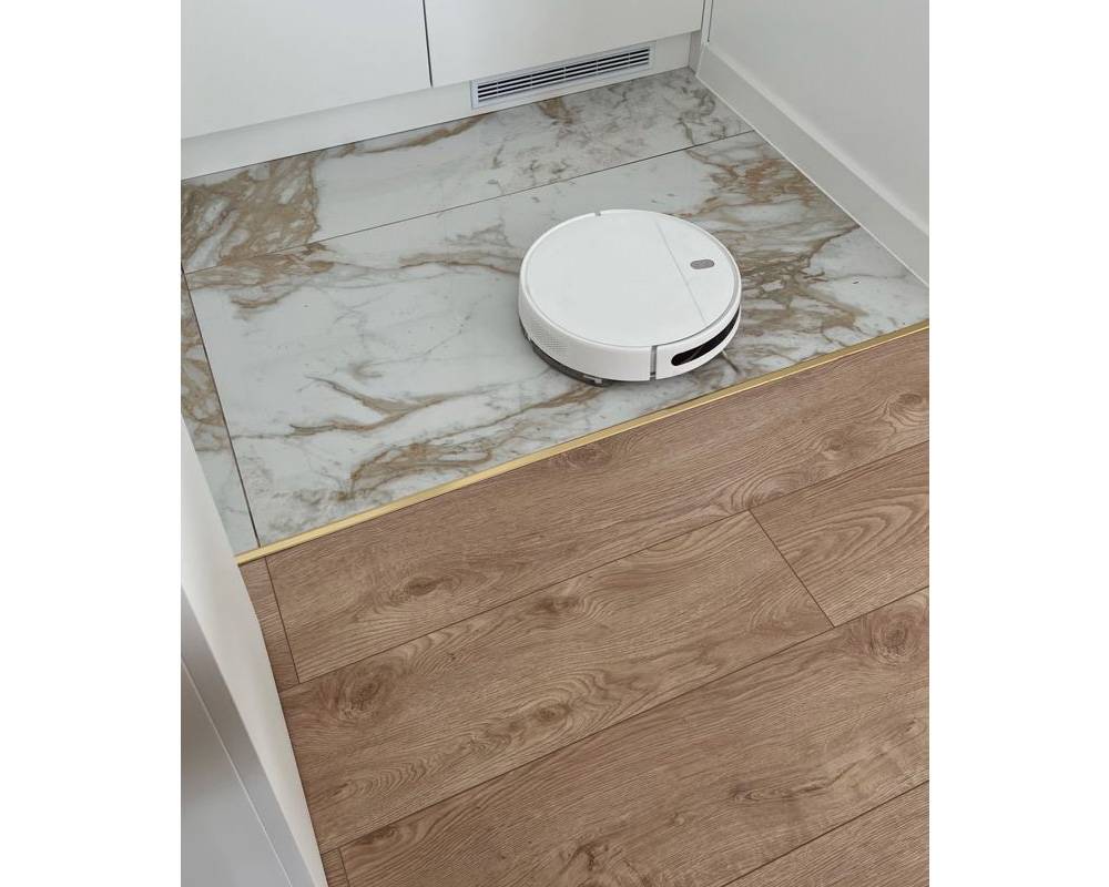 PVL36-04 Профиль Т-образный плоский латунь Антик бронза светлая 18мм х 2.7м