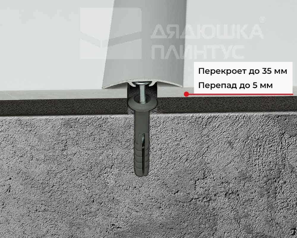 Порог одноуровневый ПС 04-3.1800.059 0,9 м Бетон скай