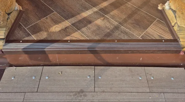 Порог угловой ПУ 02.900.045 Дуб дымчатый