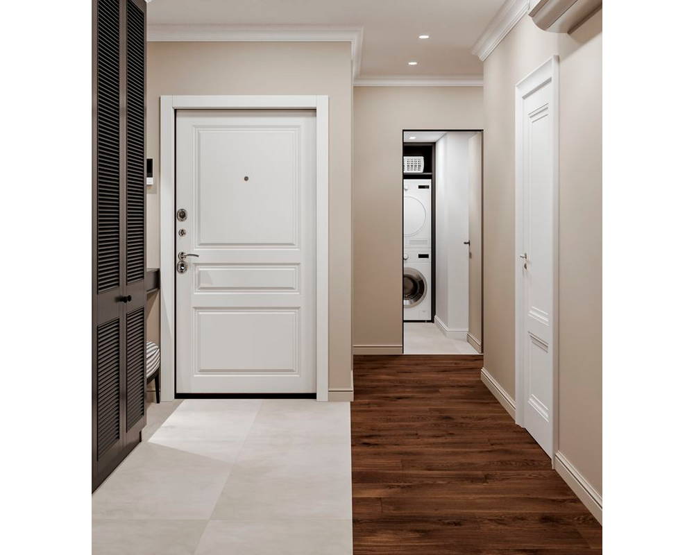 Плинтус из полистирола высокой плотности HI WOOD B100C 100мм х 13мм х 2,0м.