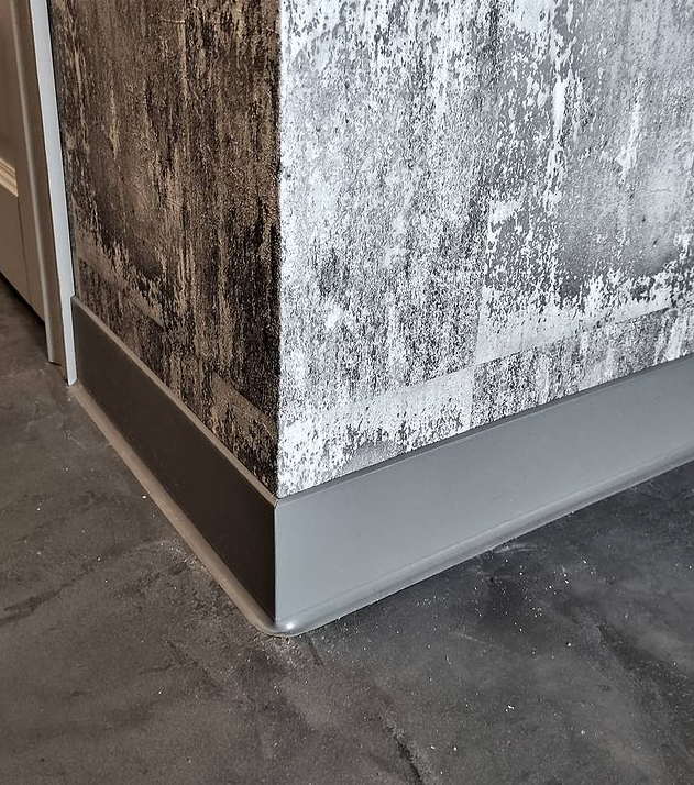 Плинтус ХДФ Dollken S60 60 мм х 2,575м 1184 Серый