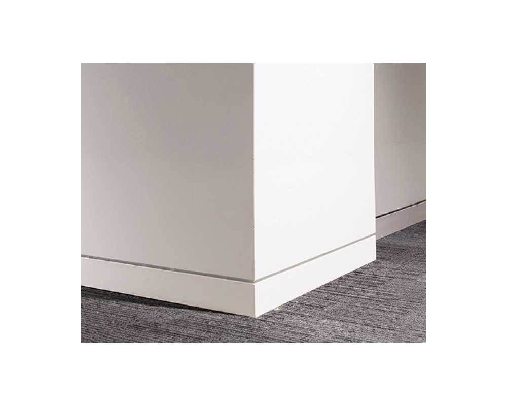 Профиль НЕПЛИНТУС 60х15х2000мм PKINSAA 60 Серебро матовое