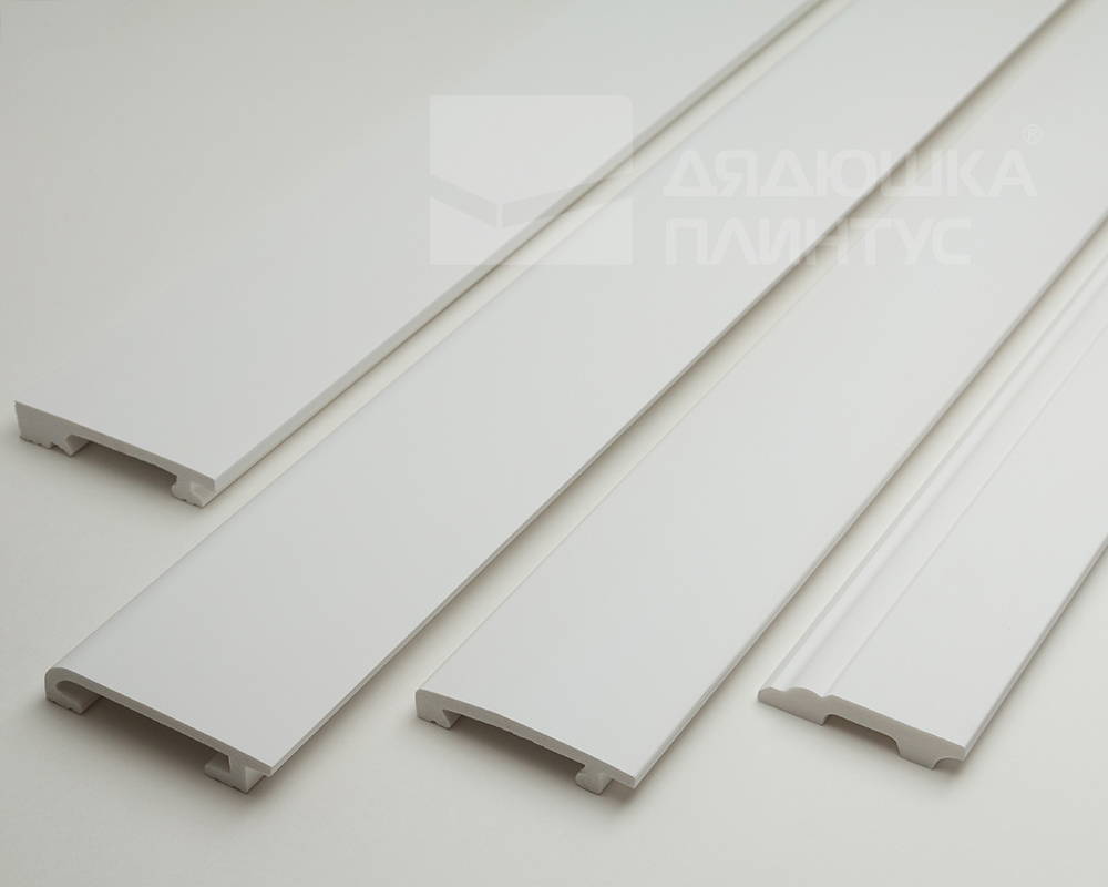 Плинтус Дуэт СОЛИД 1 UHD 55/80 2,0 м, Окраска включена в стоимость