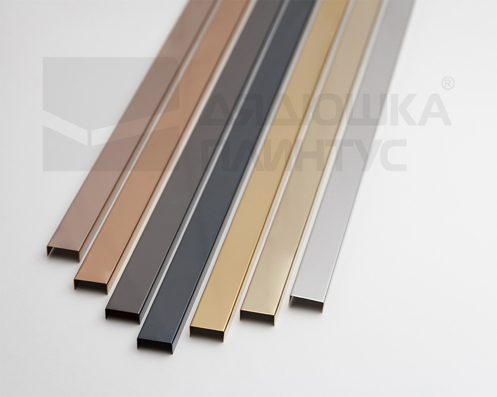 Профиль П-образный Волшебная палочка MSPP 01-10NSP.2700.001 Полированный