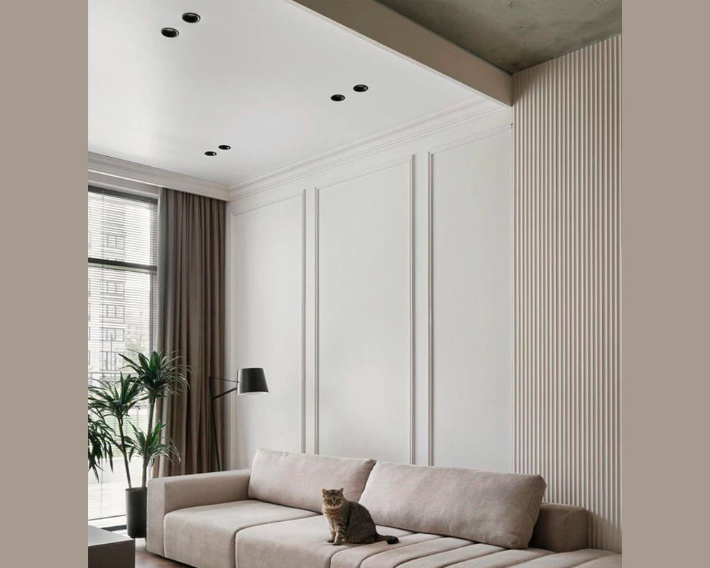 Карниз потолочный NMC WT14 75*50*2000 Белый под покраску