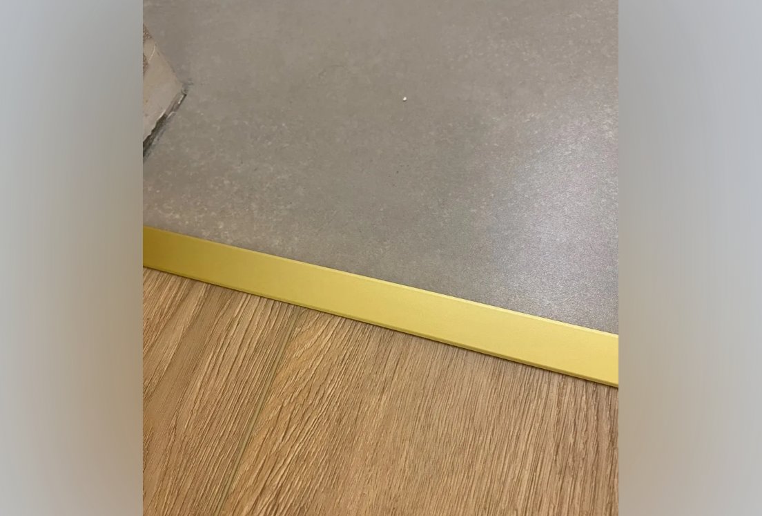 Порог одноуровневый ПС 11.2700.202л Золото