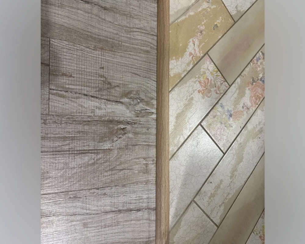 Самоклеящийся порог ЛС 35.1800.4088 Орех