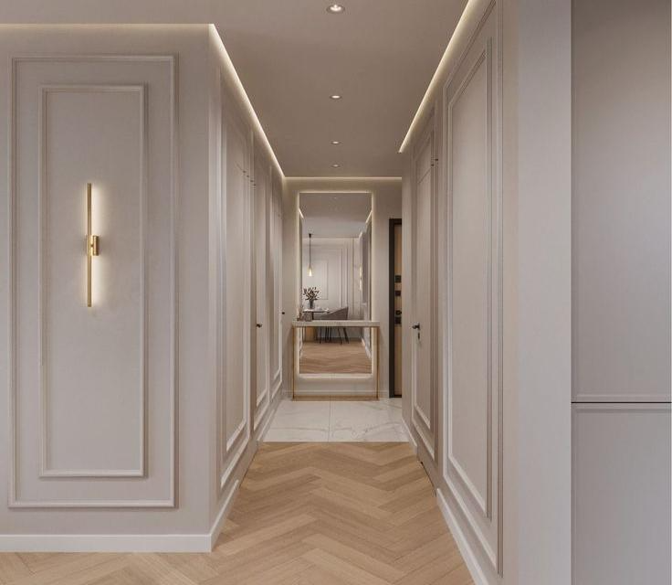 Молдинг из полистирола высокой плотности NMC FL10 Wallstyl 50*8*2000. Покраска под заказ