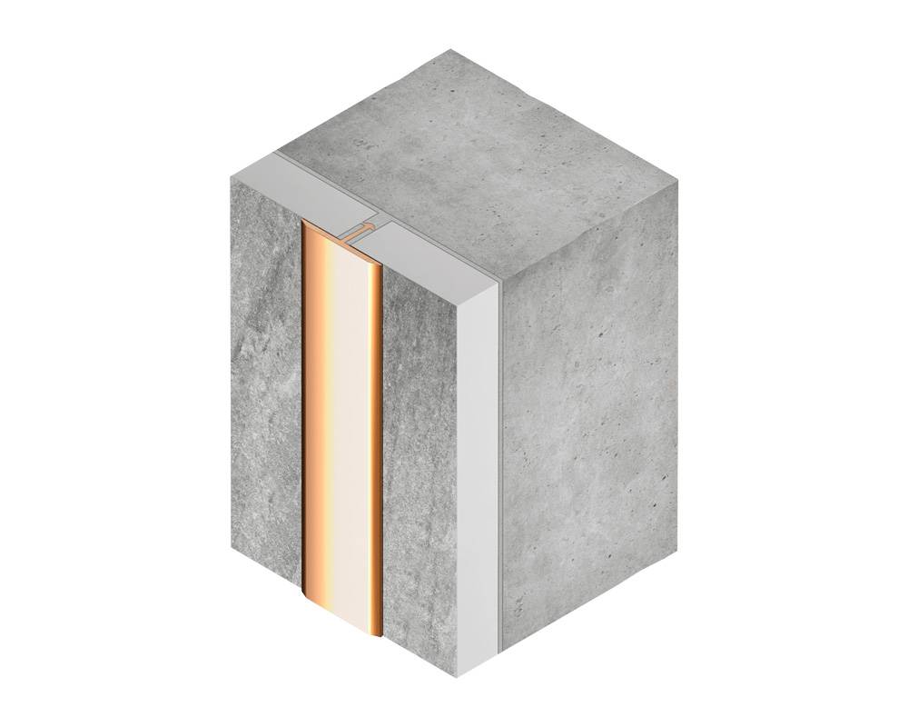 PVL36-05 Профиль Т-образный плоский латунь Антик медь светлая 18мм х 2.7м