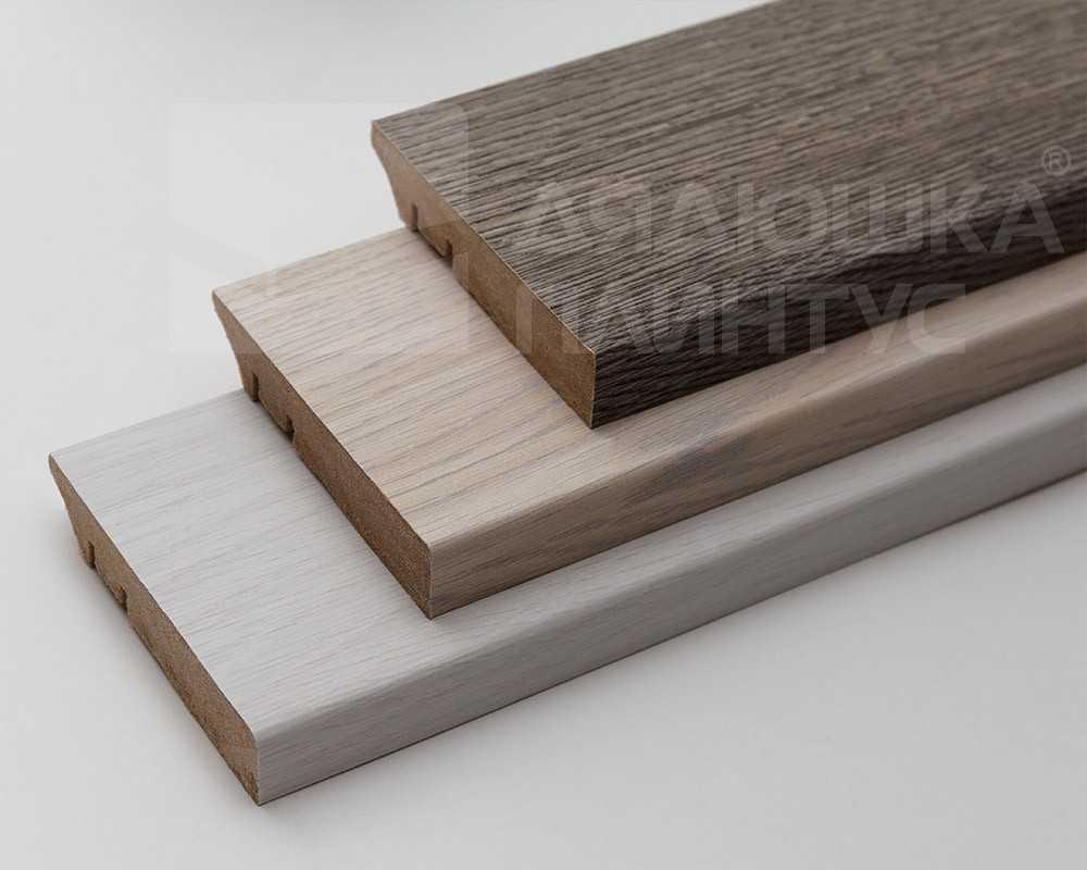 Плинтус МДФ Волшебная палочка. Гарден .202 Дуб кремовый