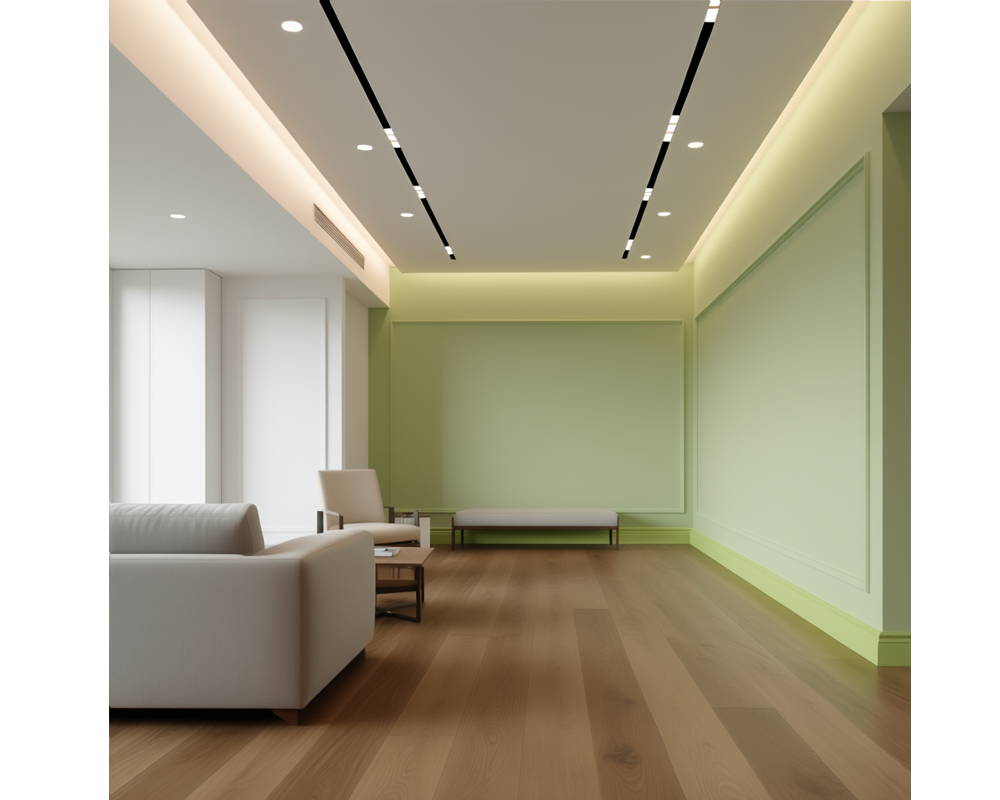 Плинтус из полистирола высокой плотности NMC Wallstyl FO2 Белый