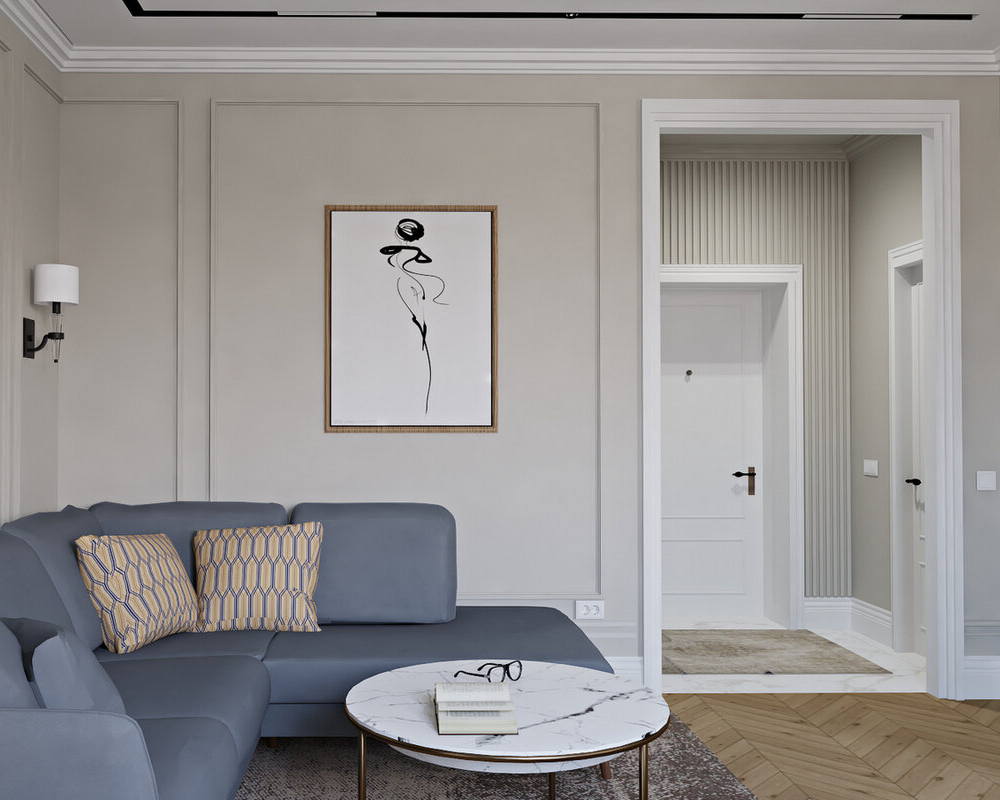 Карниз потолочный NMC LX-71 75*35мм 2м