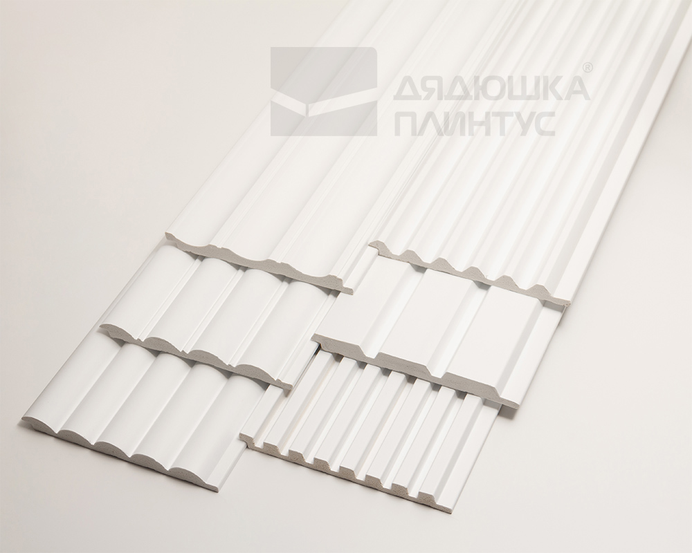 Стеновая панель Волшебная Палочка 102. 2700*120*12 мм Белая под покраску