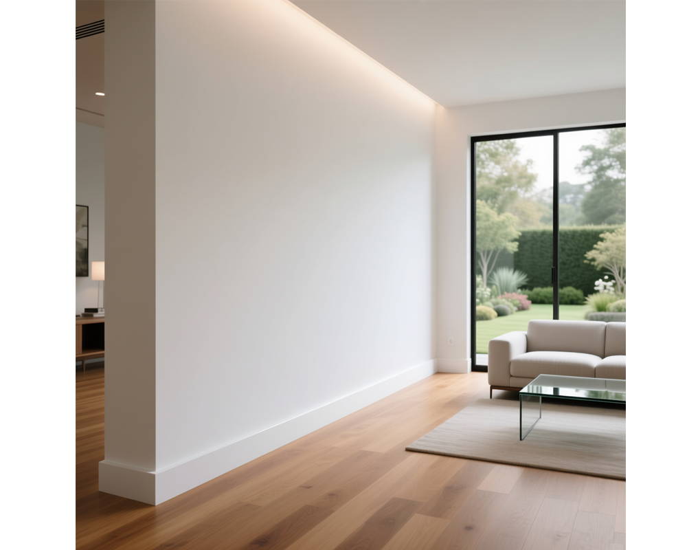 Плинтус из полистирола высокой плотности HI WOOD B70V1 70мм х 12мм х 2,0м.