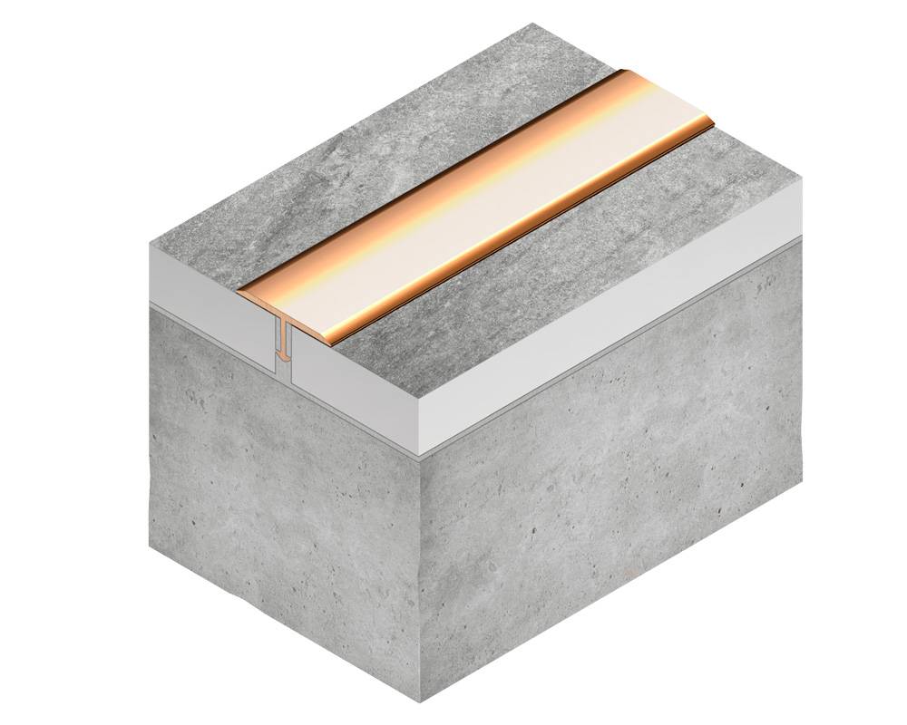 PVL36-04 Профиль Т-образный плоский латунь Антик бронза светлая 18мм х 2.7м