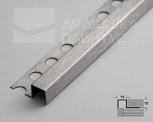 Профиль окантовочный ПК 11-12НС.2700.001 Матовый